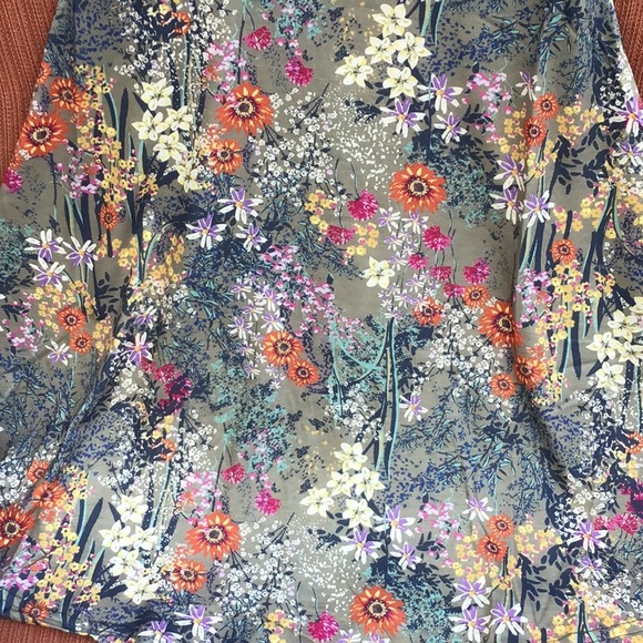 SAGE MULTI FLORAL SKATER DRESS - Picture 2 of 9